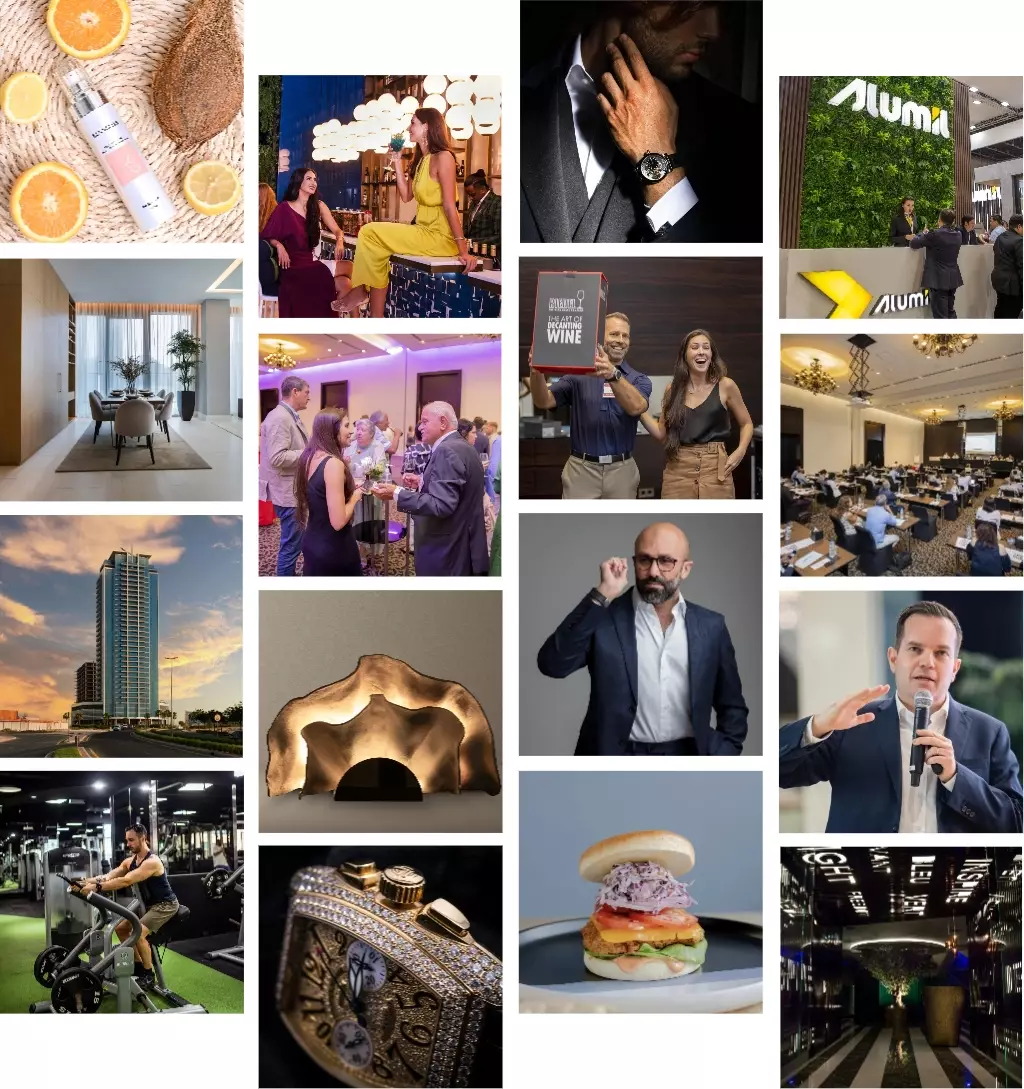 collage of different category photoshoots