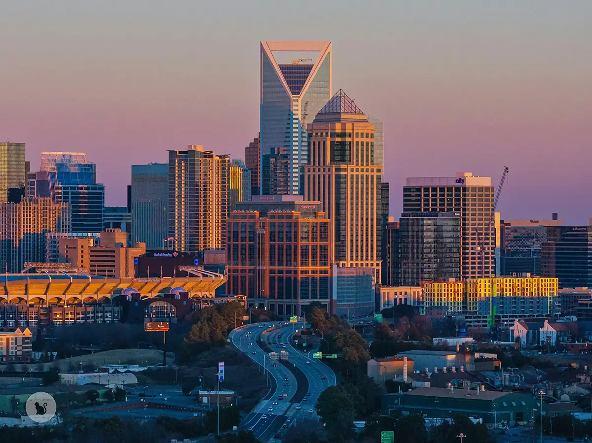 Charlotte city skyline