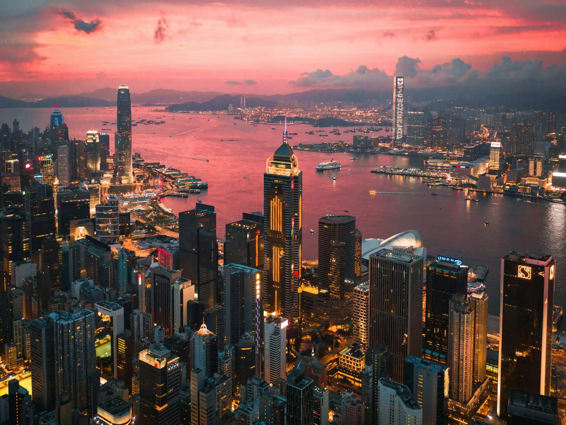 hong kong sky view